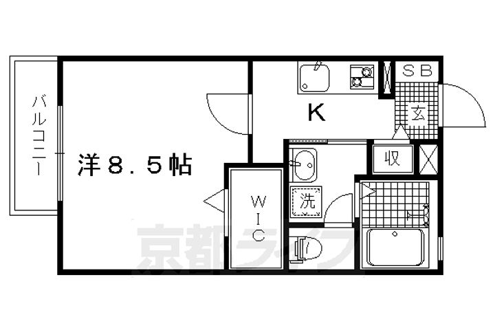 スプリング大将軍206の間取り