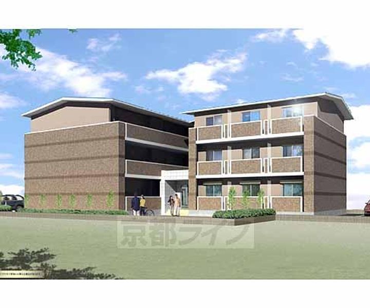京都府京都市北区西賀茂蟹ケ坂町の賃貸マンションの外観