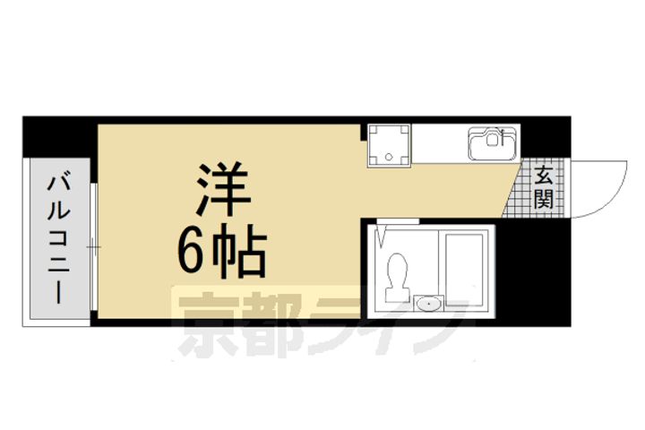 エントランスライフ金閣Gの間取り