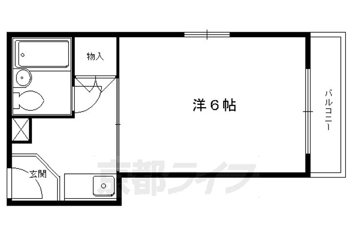 コーポ新道201の間取り