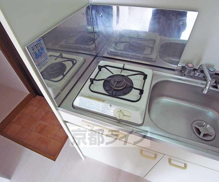 京都府京都市左京区一乗寺地蔵本町の賃貸マンションのキッチン