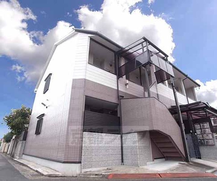 京都府京都市左京区下鴨前萩町の賃貸アパートの外観