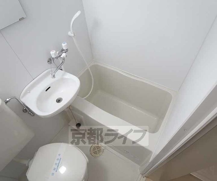 京都府京都市左京区高野竹屋町の賃貸マンションの風呂