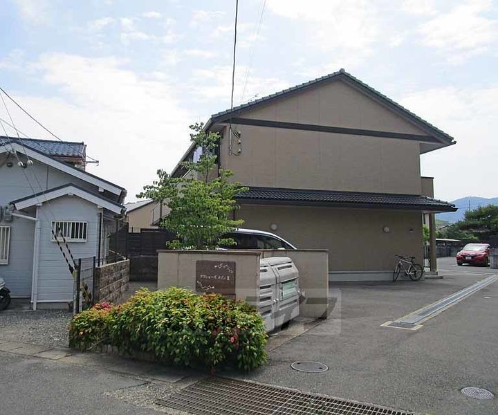 京都府京都市西京区樫原分田の賃貸アパートの外観