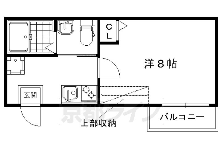 フラッティ花園ミンクの間取り