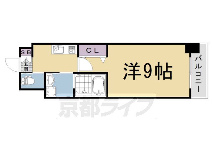 グランレブリー太秦天神川の間取り