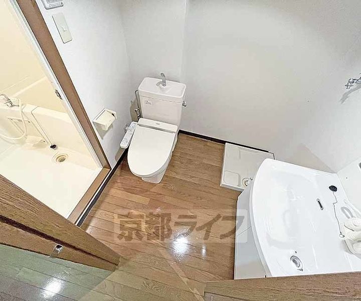 京都府京都市中京区砂金町の賃貸マンションの風呂