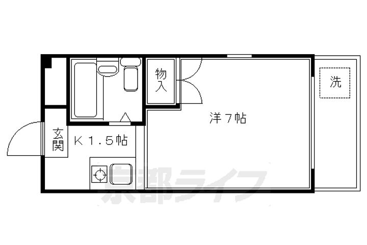 ブランシェ木下401の間取り