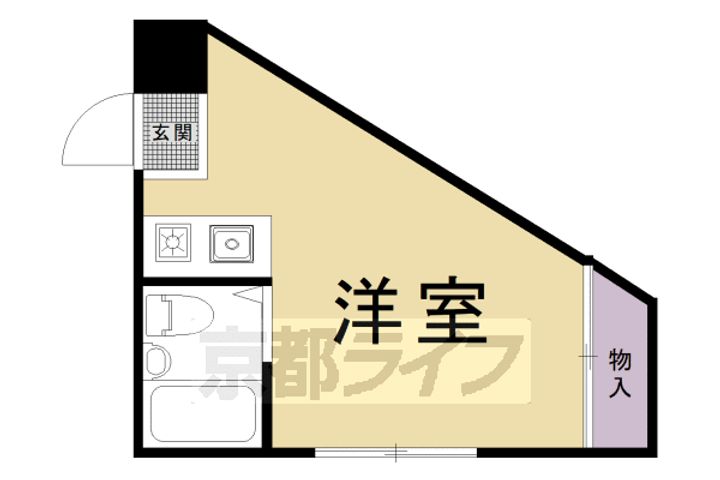 GRAND VALUE 出町柳305の間取り