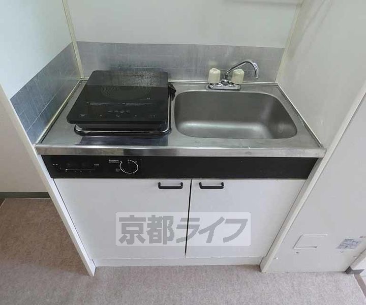 京都府京都市北区紫竹東大門町の賃貸マンションのキッチン