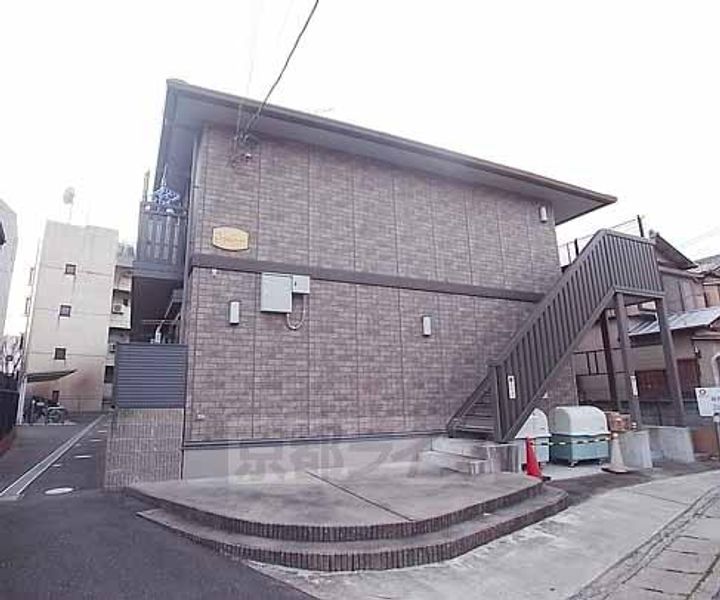 京都府京都市左京区一乗寺下リ松町の賃貸アパートの外観