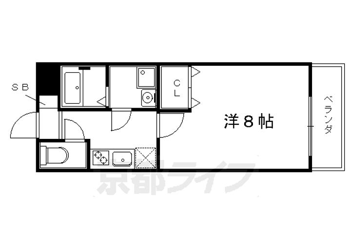 アトラス一乗寺の間取り