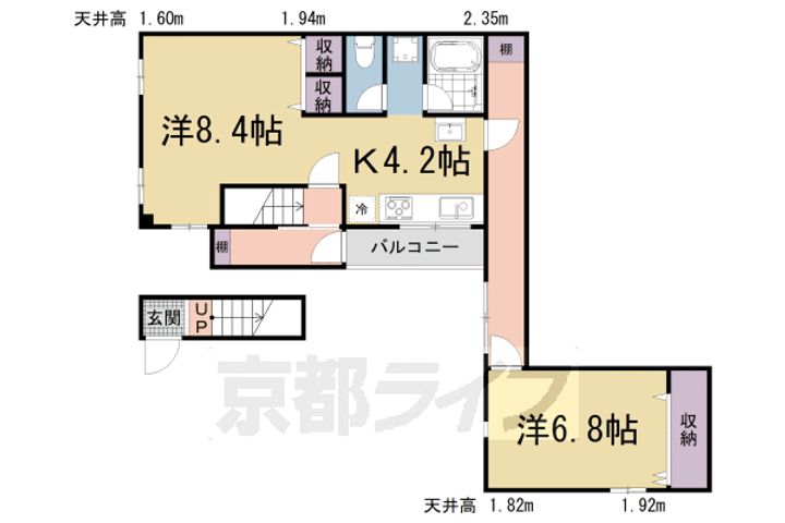 アズマコーポ2Fの間取り