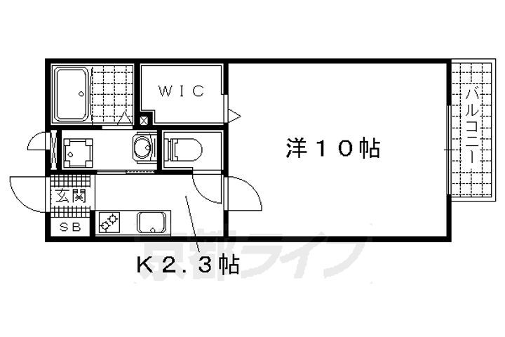 フェアコート・リバティ202の間取り