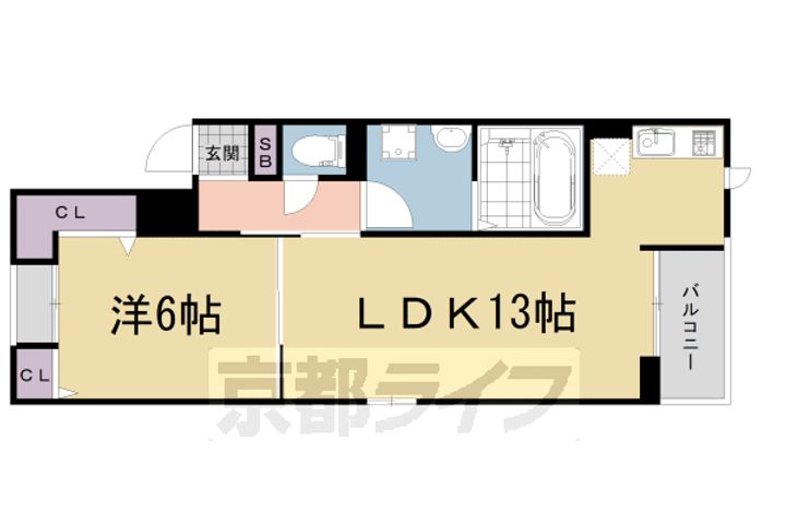 ガーデンハイム 久御山の間取り