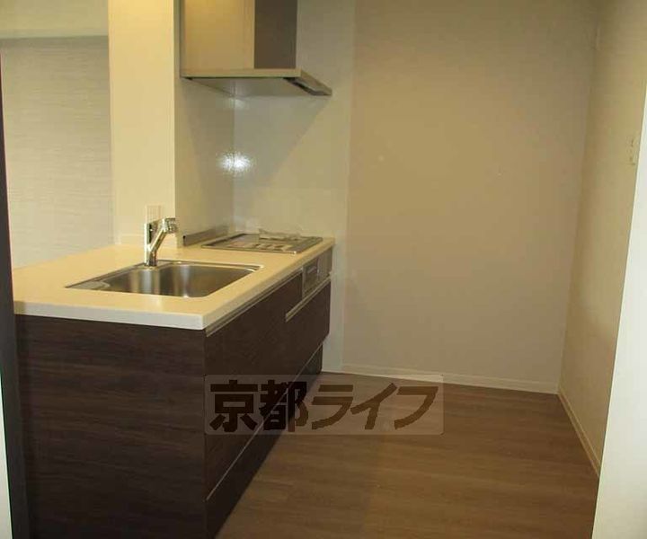 京都府城陽市長池の賃貸マンションのキッチン