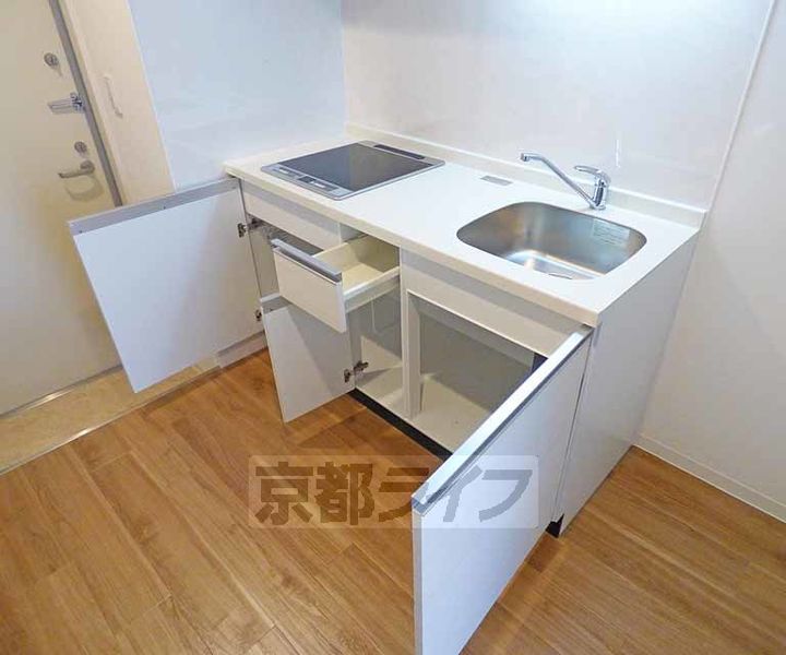 京都府京都市北区小山下総町の賃貸マンションのキッチン