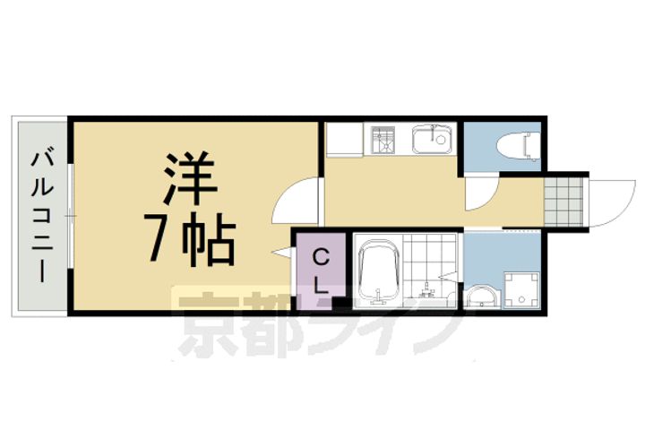 Riverside昶203の間取り