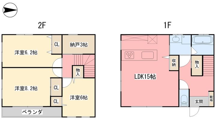 RYS道後B棟101の間取り