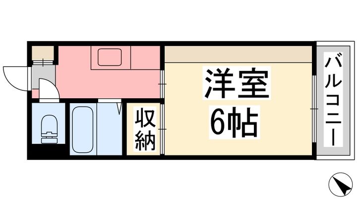 二宮ビル502の間取り