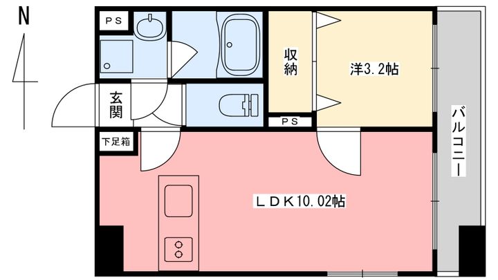 グラシアス萱町の間取り