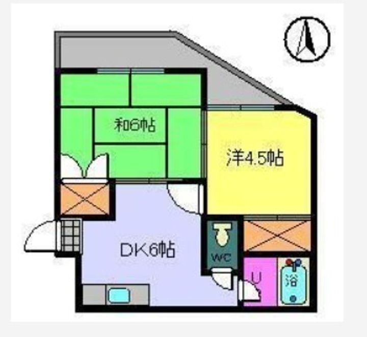 第13杉フラット301の間取り