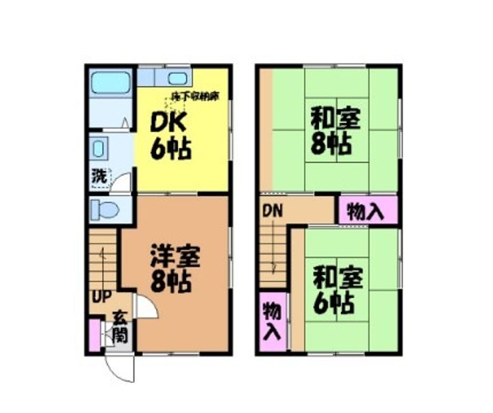 コーポさかもと102の間取り