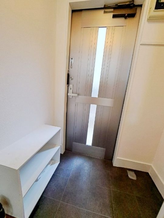 スガノハイツ1-Bの玄関