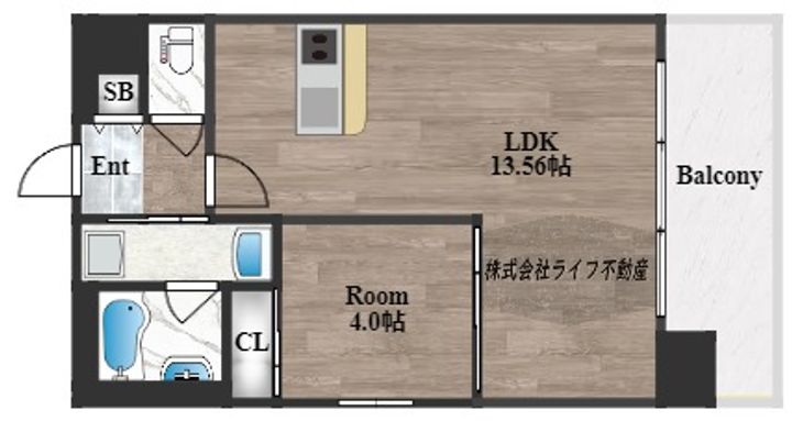 プレジオ荒本新町の間取り
