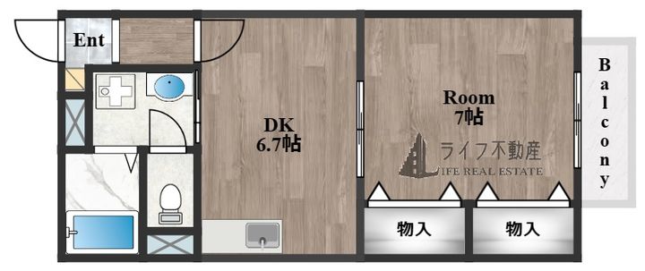 ボヌールⅠ棟の間取り