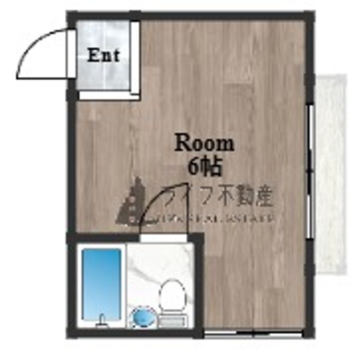 ハナテンイイヅカハイツの間取り