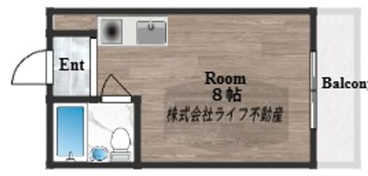 YOUハイム衣摺の間取り