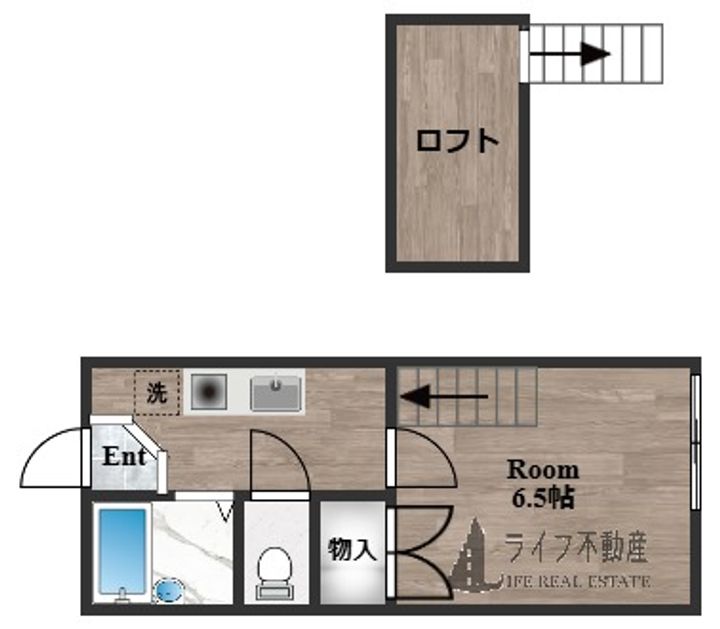 フルール五百石の間取り