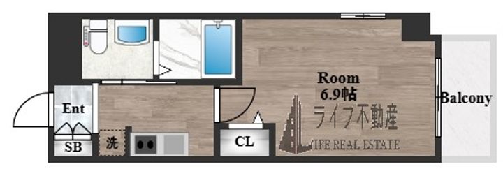 M’プラザ小阪駅前の間取り