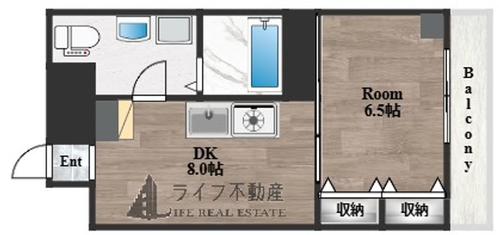 パークモダン高井田の間取り