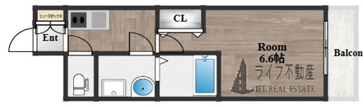 S-RESIDENCE小阪azureの間取り