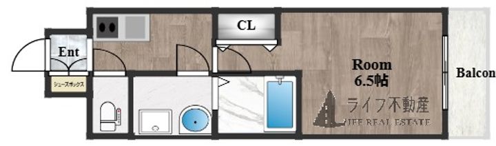S-RESIDENCE小阪azureの間取り
