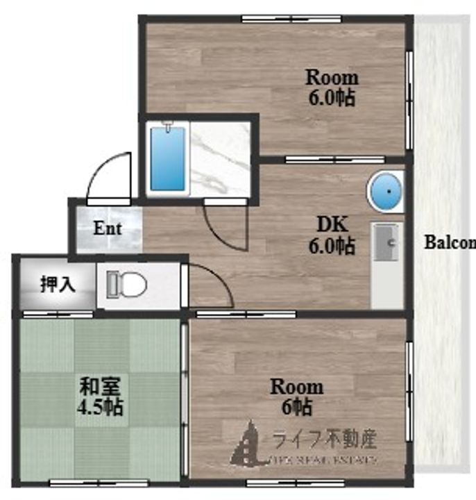 コスモス21の間取り