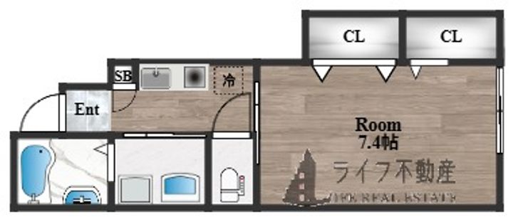 COSMO WAKAEMINAMIの間取り