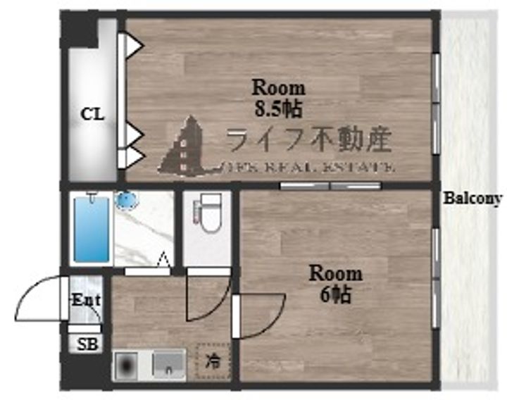 エス・ティマンション旭町の間取り