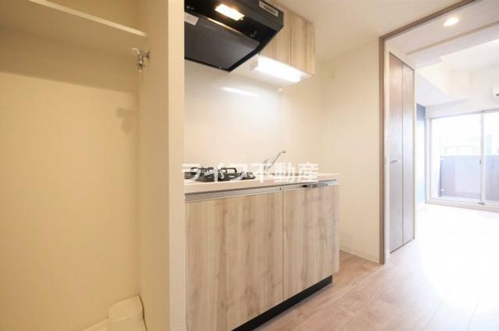 プレサンスOSAKA東成中本ハーヴィルのキッチン