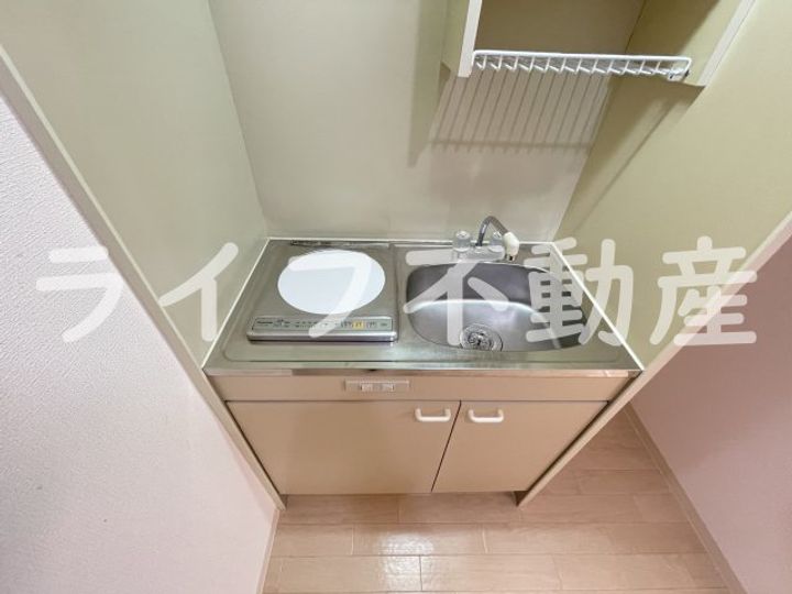 メルディアキューブやえのさとのキッチン