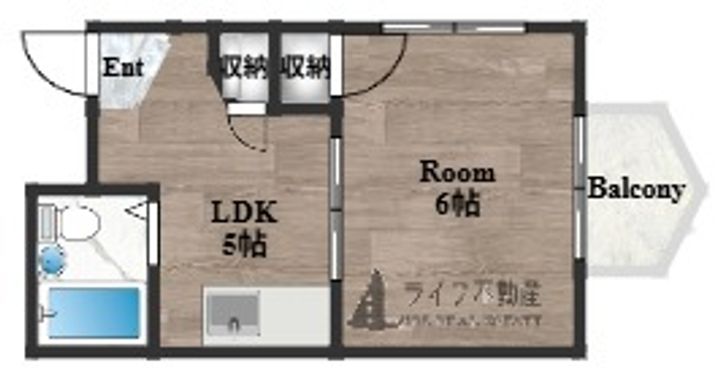 タキハイツの間取り