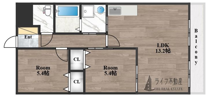 ヌカタハーモニアの間取り