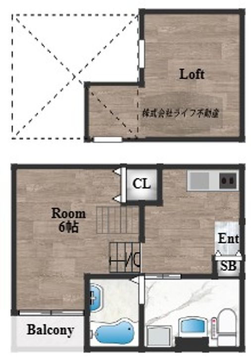 SkyGrace花園の間取り