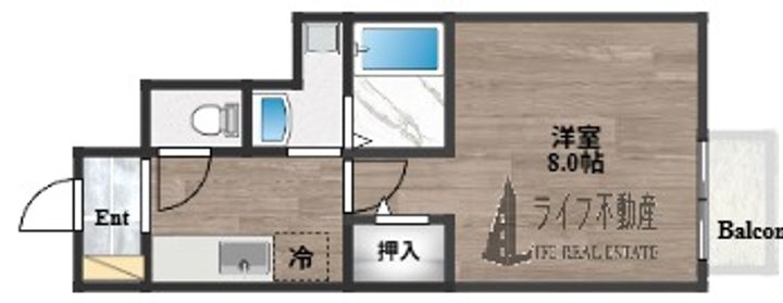 アイリス・セカンドの間取り