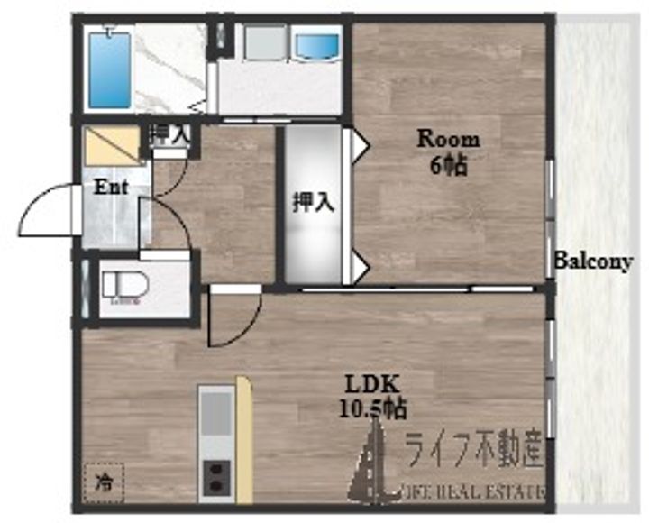 ドゥ・リュエルAの間取り