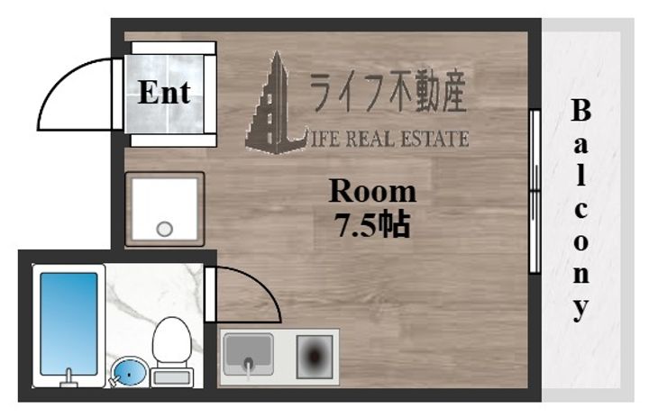 ライラック小阪の間取り