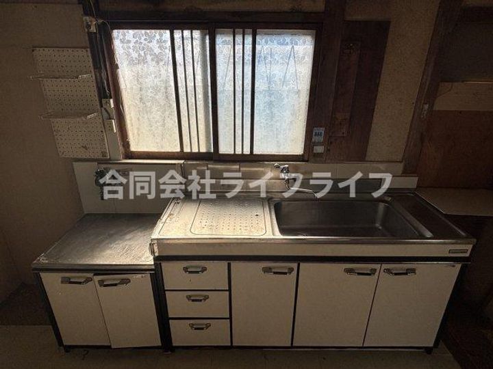 大阪府羽曳野市野々上1丁目(一戸建)の賃貸物件のキッチン