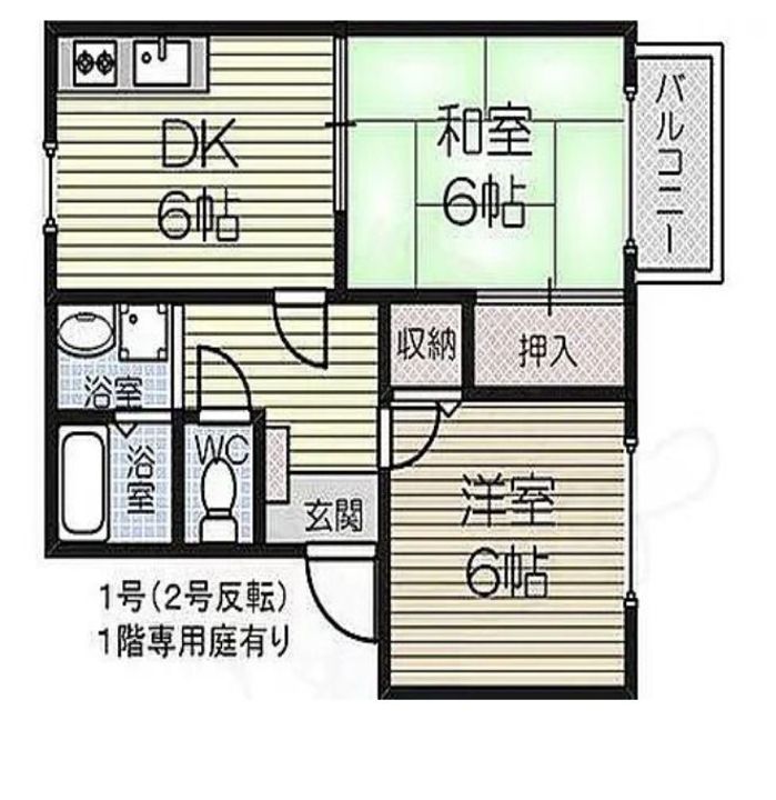 フレグランス浜寺船尾の間取り